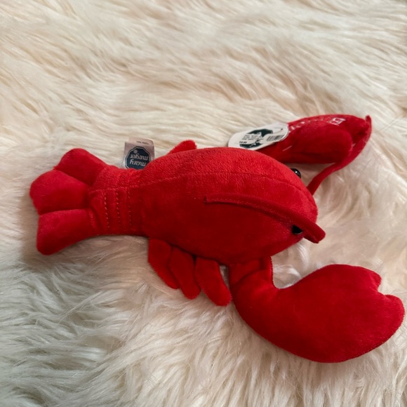 Boston Mass Red Lobster Stuffed Animal Plushie Small NWT - Picture 3 of 5